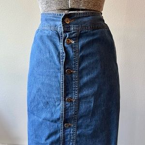 Studio West Apparel Women’s Jean Skirt Western Indie Vintage Styled Denim